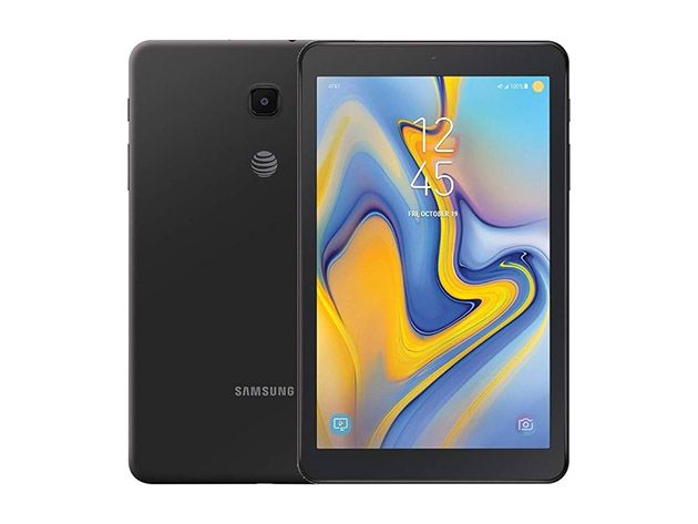 REFURBISHED SAMSUNG TAB A 8.0  2018  32GB ROM BATTERY CAPACITY 5000MAH  BLACK ANDROID 8 (WIFI+ CELLULAR)WITH FREE CHARGER AND WARRANTY