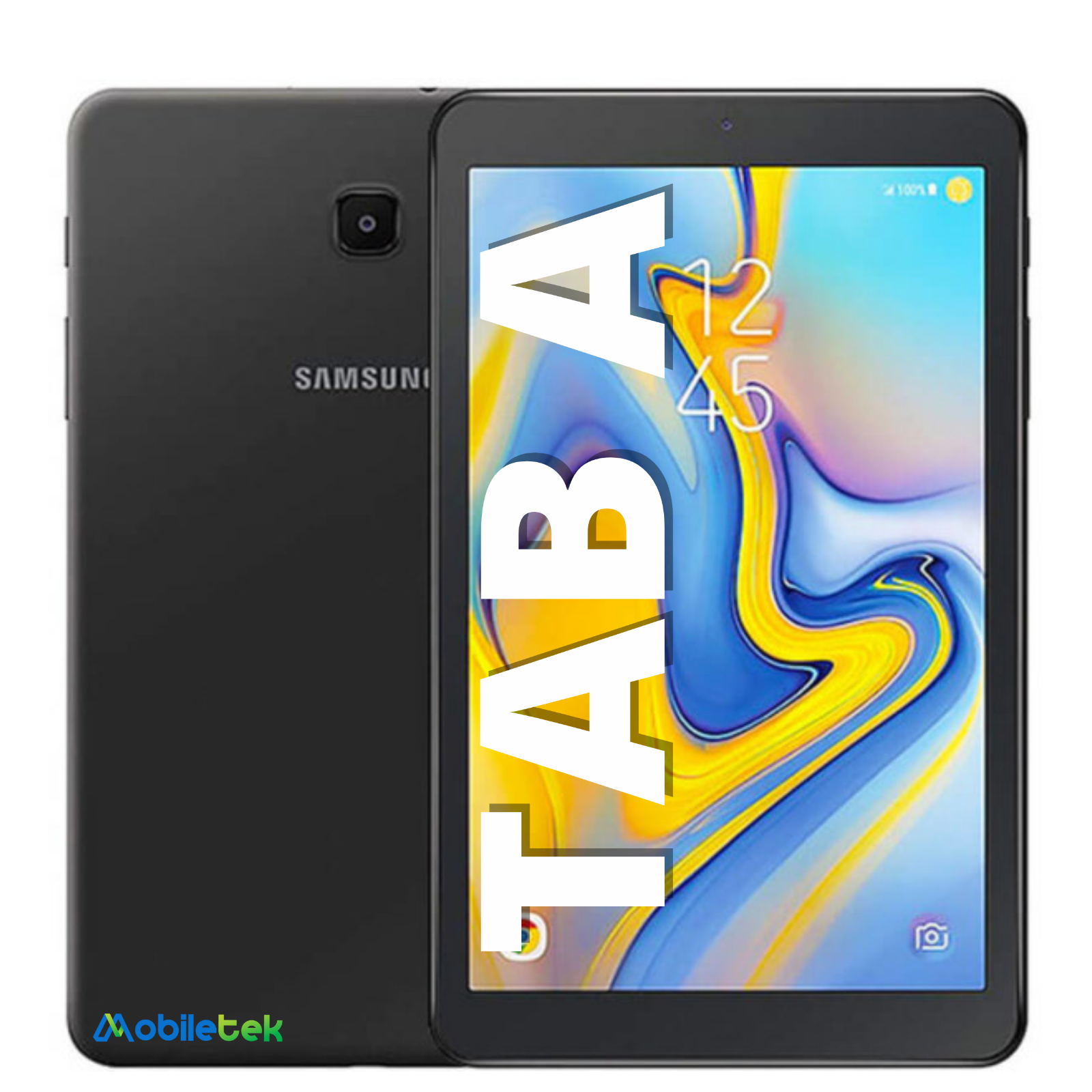REFURBISHED SAMSUNG TAB A 8.0  2018  32GB ROM BATTERY CAPACITY 5000MAH  BLACK ANDROID 8 (WIFI+ CELLULAR)WITH FREE CHARGER AND WARRANTY