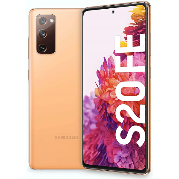 BRAND NEW SAMSUNG S20 FE 5G 8GB RAM 128GB ROM BLUE/GOLD Triple camera  12MP / 8MP / 12MP White COLOR WITH ONE YEAR WARRANTY