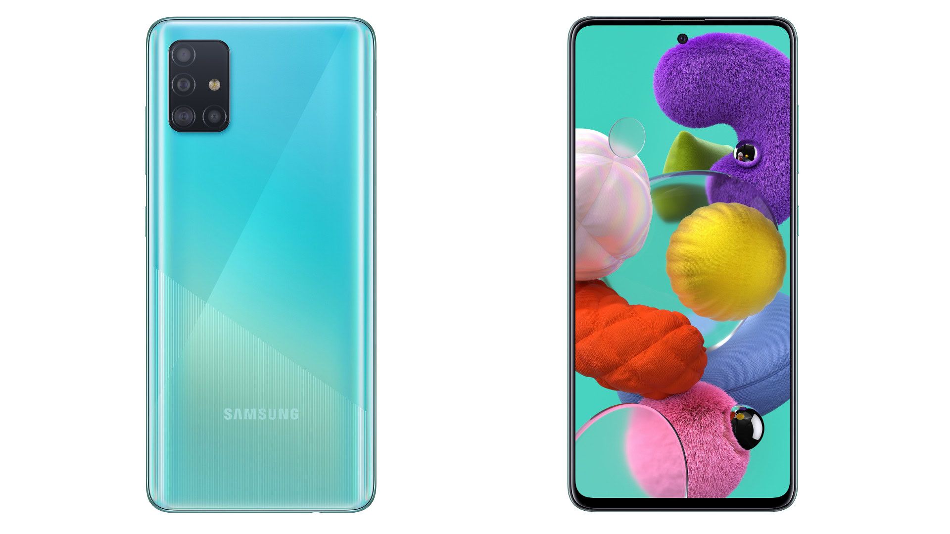 REFURBISHED SAMSUNG  GALAXY  A51 5G 8GB+128GB  NFC 5G 6.5-inch 2G/3G/4G/5G QUAD CAMERA  48MP + 12MP + 5MP + 5MP WHITE,PINK,GREEN  WITH FIVE MONTHS WARRANTY