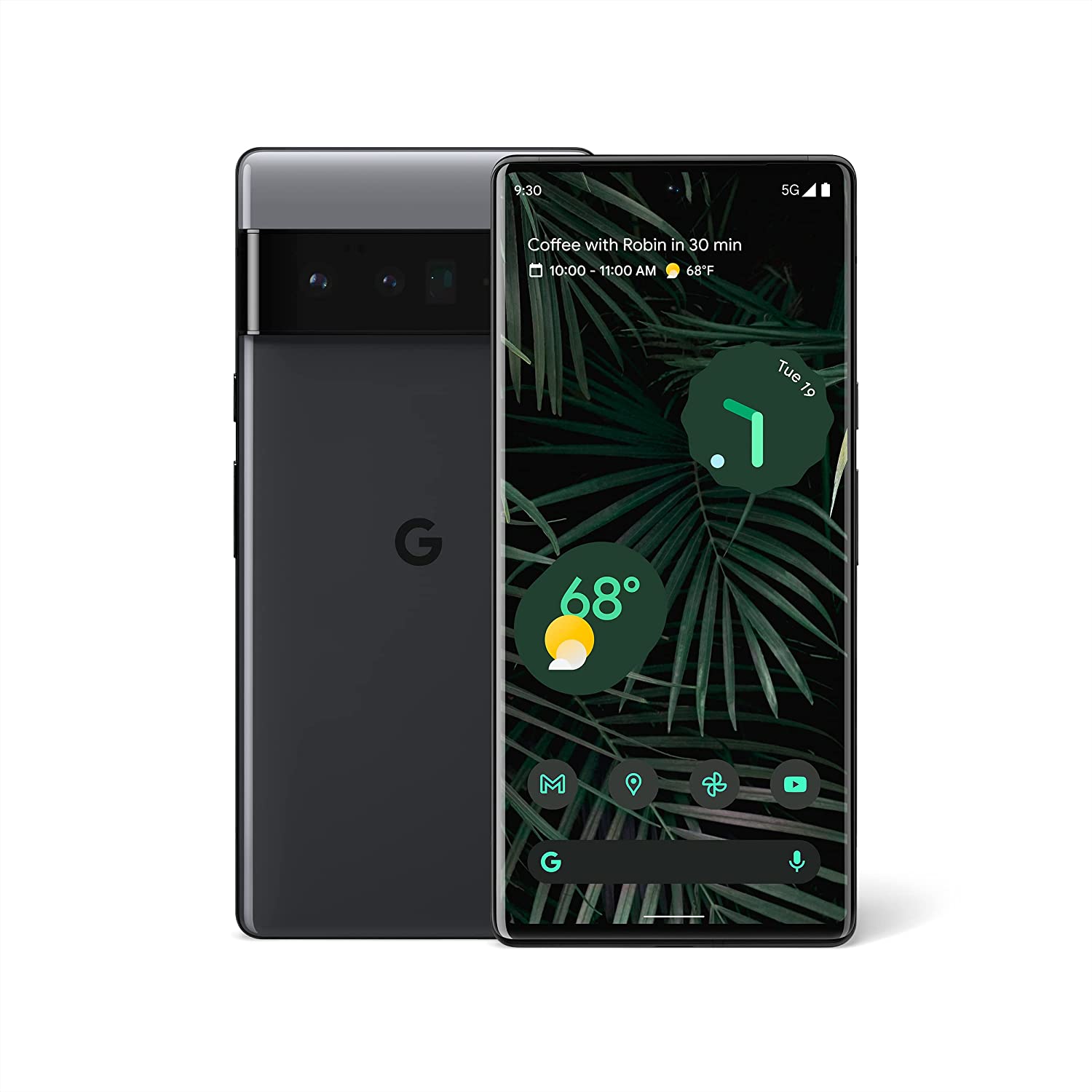 REFURBISHED GOOGLE PIXEL 6 128GB SIM/E-SIM 6.4 INCHES 8GB RAM 128GB ROM  DUAL REAR CAMERA 50MP + 12MP FRONT CAMERA 8MP BATTERY CAPACITY 4614Mah BLACK