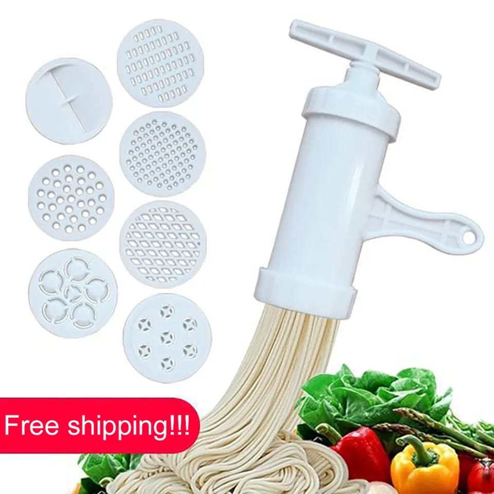 Manual Plastic Noodle Maker Press Pasta Machine