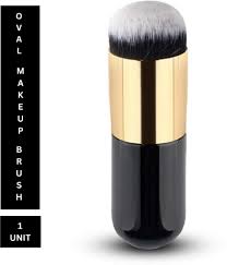 Soft Bristles Portable Foundation Brush Cosmetic Brush Blush Brush for Liquid Cream Powder Blending