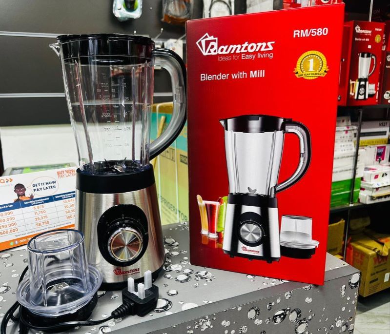 Quality RAMTONS BLENDER+MILL 1.5 LITERS 2 SPEED- RM/580.