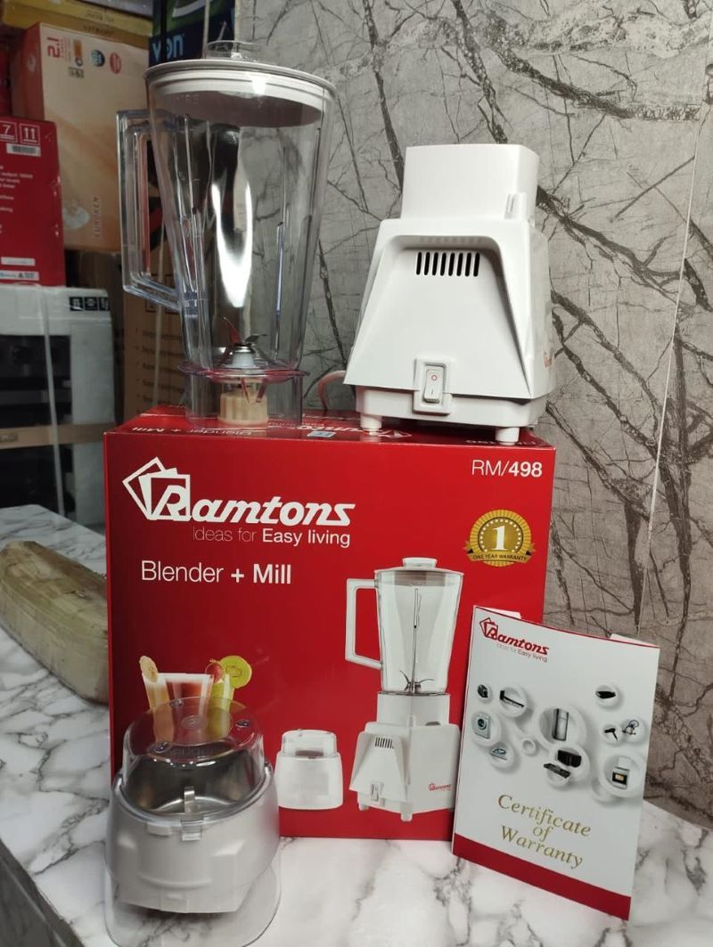 Quality RAMTONS BLENDER+MILL 1.25 LITERS 1 SPEED- RM/498.