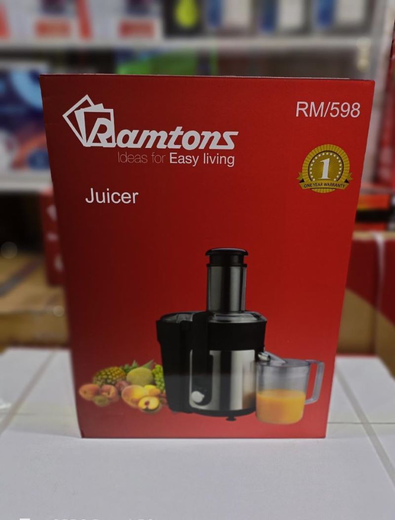 Quality RAMTONS JUICE EXTRACTOR BLACK & SILVER 2 SPEED- RM/598
