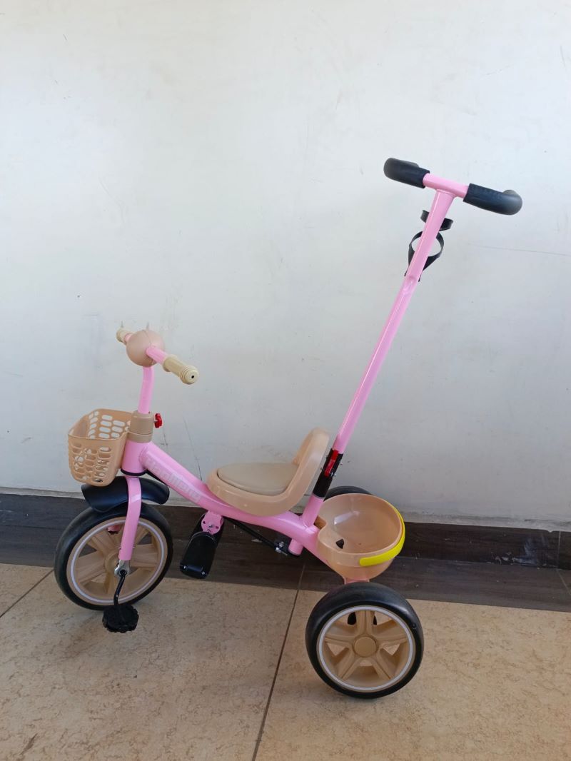 RESTOCKED Kids Tricycle Tricycle Push Bike With Handle For Kids with Mini pedals