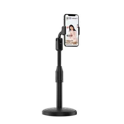 Mini tripod stand mobile phone tripod stand with phone holder retractable strong tripod with firm base,height adjustable stand