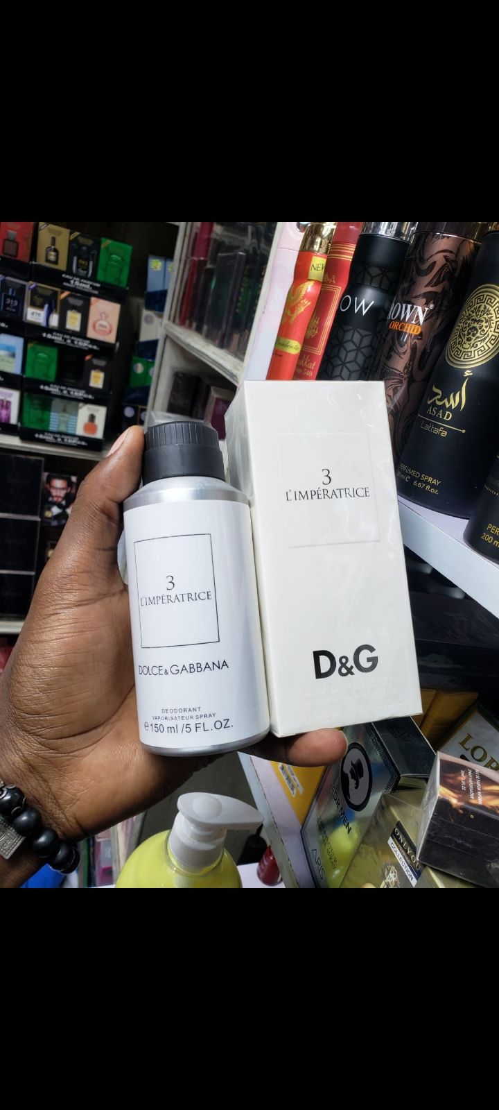 2PC 3 L'IMPERATRICE DOLCE AND GABBANA DEODORANT AND PERFUME