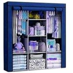 🫐 Offer price 🏄🏽‍♀️3 Column Metallic Wardrobe Portable
Strong enough to hold weights
3column
With hanging line
WHAT’S IN THE BOX
1 Portable Wardrobe