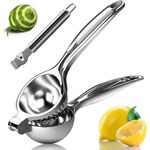 🍡 Stock clearance 🍑Lemon Squeezer Juicer, Citrus Juicer Handheld, Lemon Juicer Juicer Hand Press【GET EVERY LAST DROP FROM YOUR FRUIT】 This lemon squeezer juicer is proven to get 30% more juice outpu