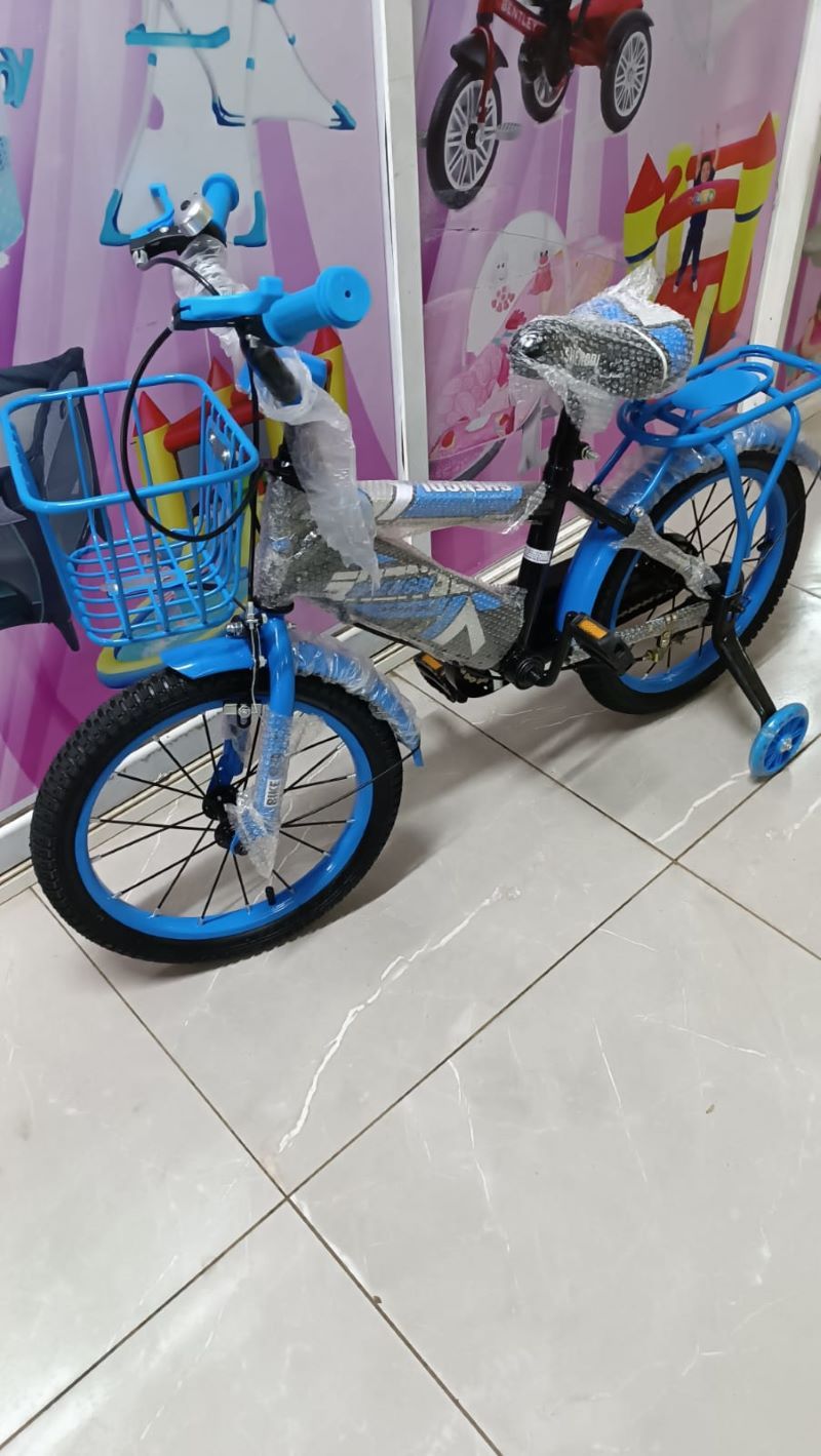 RESTOCKED New Style Boys Girls Kids Bicycle Toys , Bike With Balancer Size 16 Suitable 2-6Years
