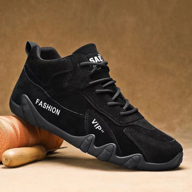 RESTOCKED Men Ankle Boots Casual Shoes Lace Up Flats Short Boot Loafers Male Footwear