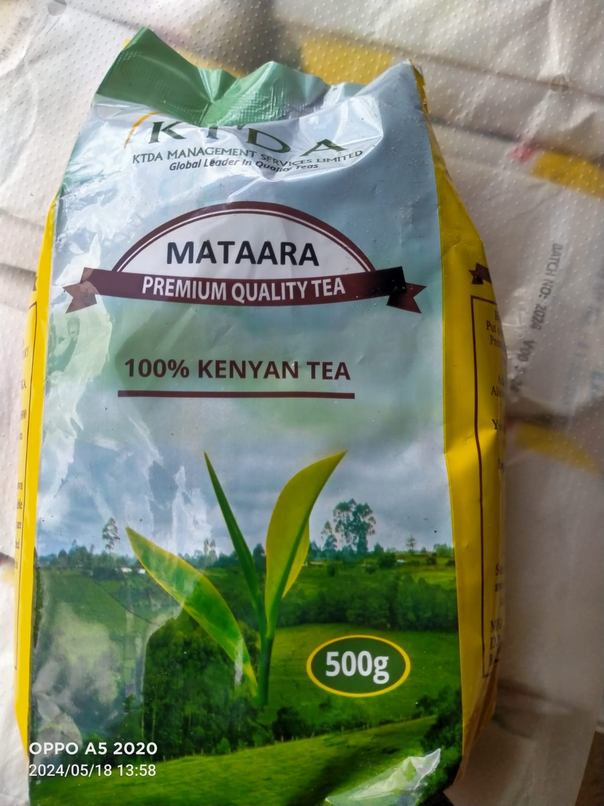 Classic-Finest MATAARA Premium quality tea 100% KENYAN  TEA GRADE PF1  Black Tea - 500  Grams; Tea is carefully chosen, freshly picked