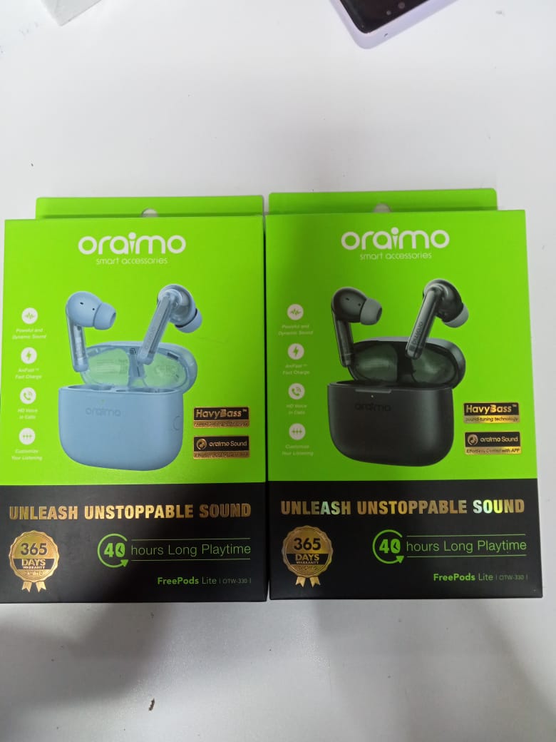 Oraimo FreePods Lite Noise Cancelation Havybass True Wireless Earbuds With APP Control New Release.oraimo FreePods Lite can detect and filter out ambient sounds, so the people you are calling can hear