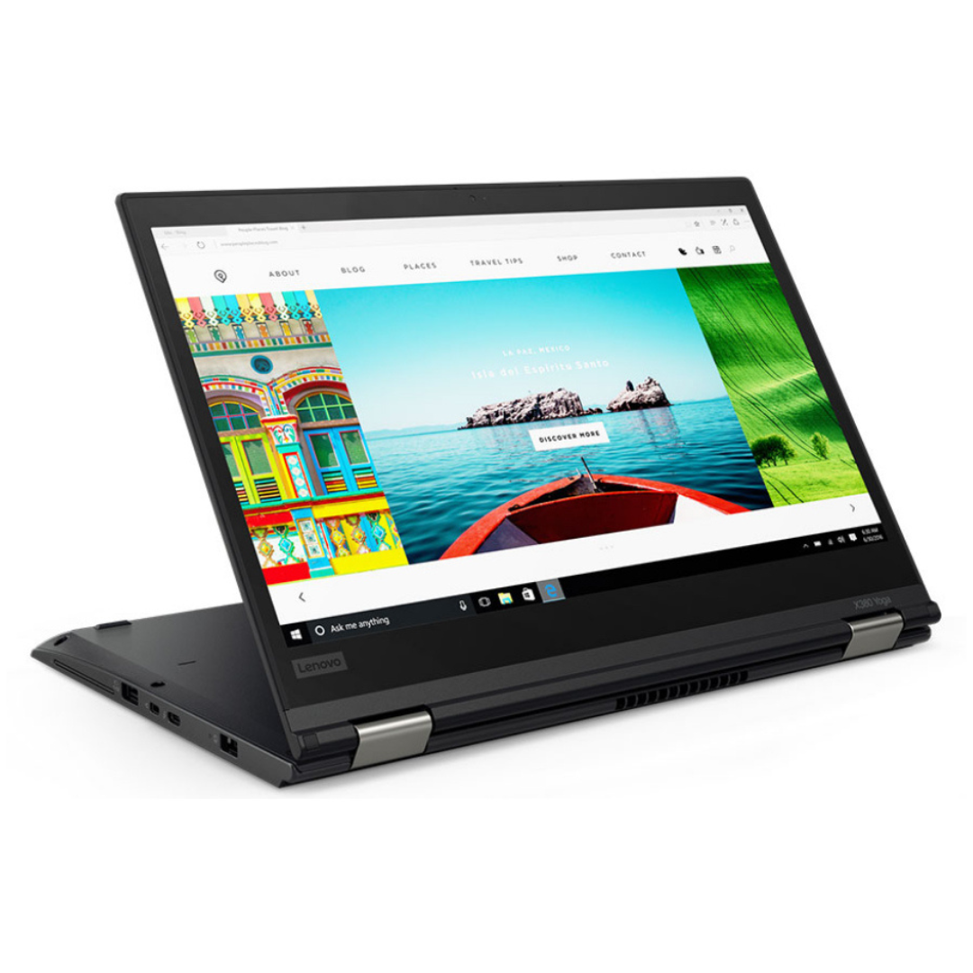 Lenovo ThinkPad X380 Yoga X360, Core i7 8GB RAM 256GB SSD 8th Generation Quad Core, 14 Inches FHD Display Touchscreen 2 in 1 Refurbished Laptop with stylus Pen
