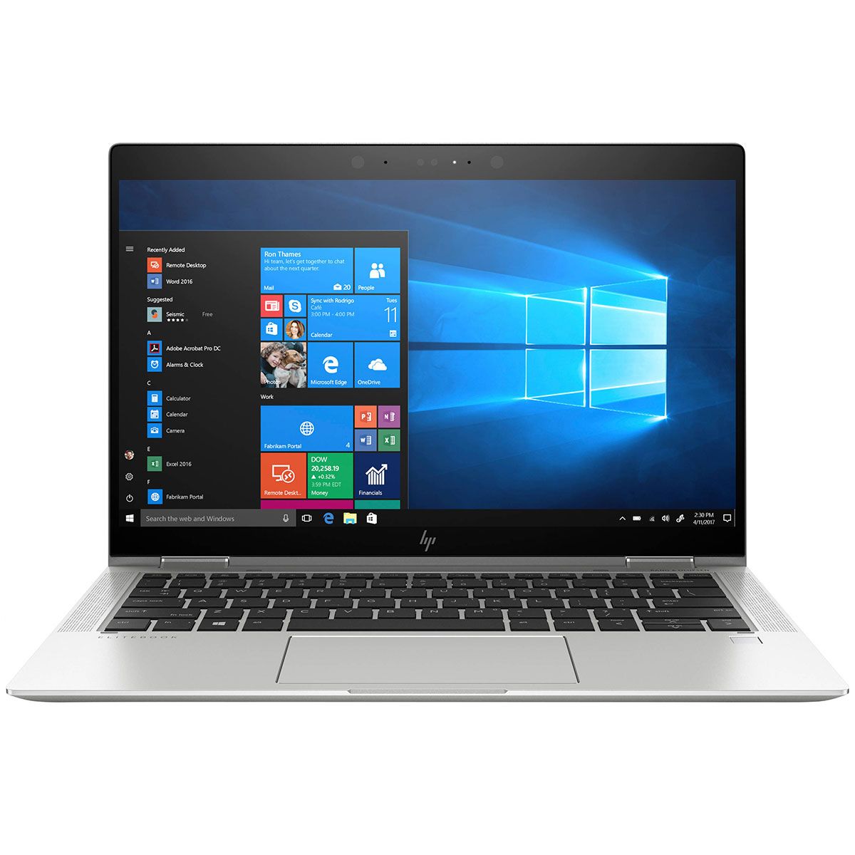 HP EliteBook 1030 G4 X360 Core I7 8th Gen 16GB 512GB SSD 13.3 Inches Touchscreen Full HD 1.8GHz up to 4.0GHZ Quad Core 2in1 Convertible Refurbished Laptop