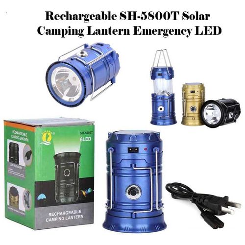 Rechargeable Solar Camping Lantern Emergency LED