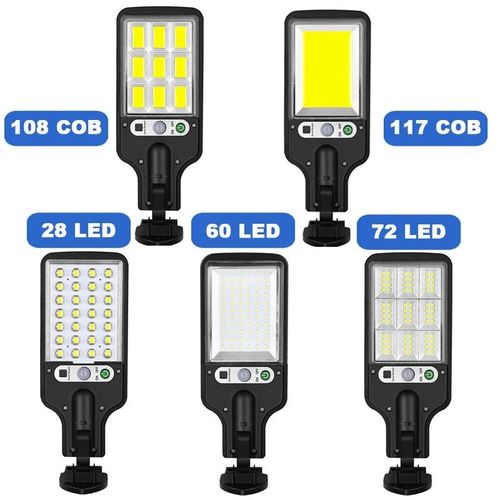 Solar Light 6 Pack COB Outdoor Solar Lights Motion Sensor Solar 3 Modes Waterproof Security Wall Lighting for Patio Garden Door Street Light