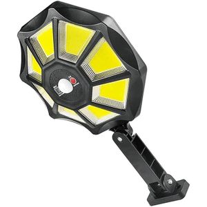 Solar Light Solar Street Lights Outdoor Wall Light with 168 LEDs 8 Light Solar Powered Outdoor Light Motion Sensor for Yard Street Lamp