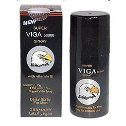 VIGA 50000 Ejaculation Delay Long Time Sex Spray For Men. Makes Penis Stronger, Firm & Delays Ejaculation