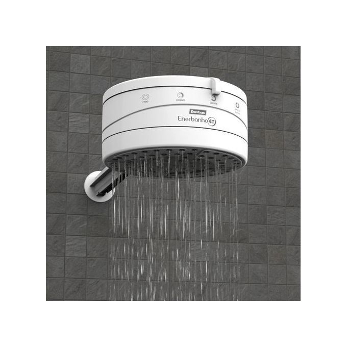 Enerbras 4T Instant Hot Shower Head Water Heater Salty & Normal.  Energy efficiency (yield) greater than 95%.