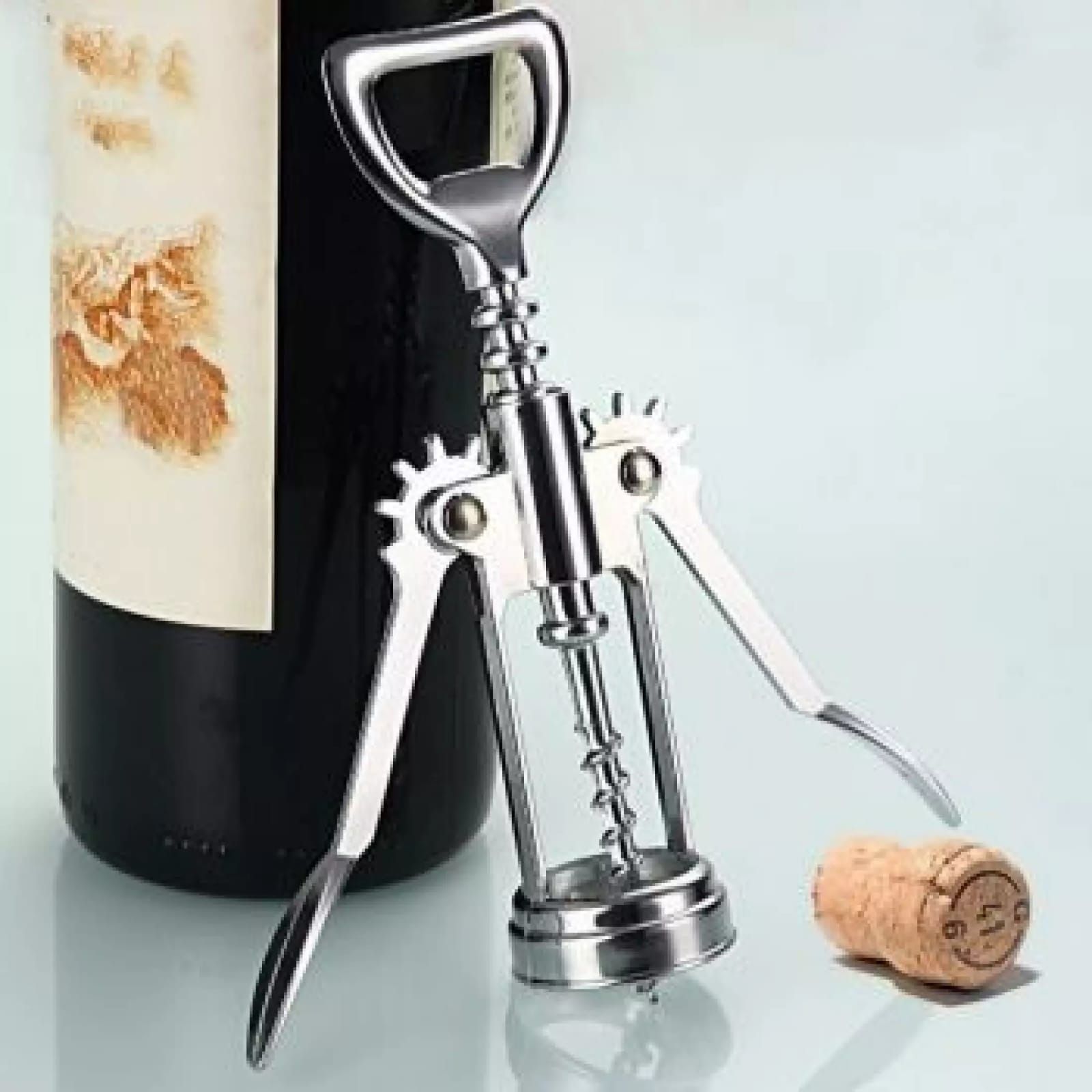 Stainless Steel Wine Corkscrew Opener.Constructed from premium Stainless steel corkscrew for strength and flexibility With soft touch panels for comfort and easy grip Ideal for any restaurant, bar, or home for a romantic evening or just a casual drink Suitable for all sizes of bottles