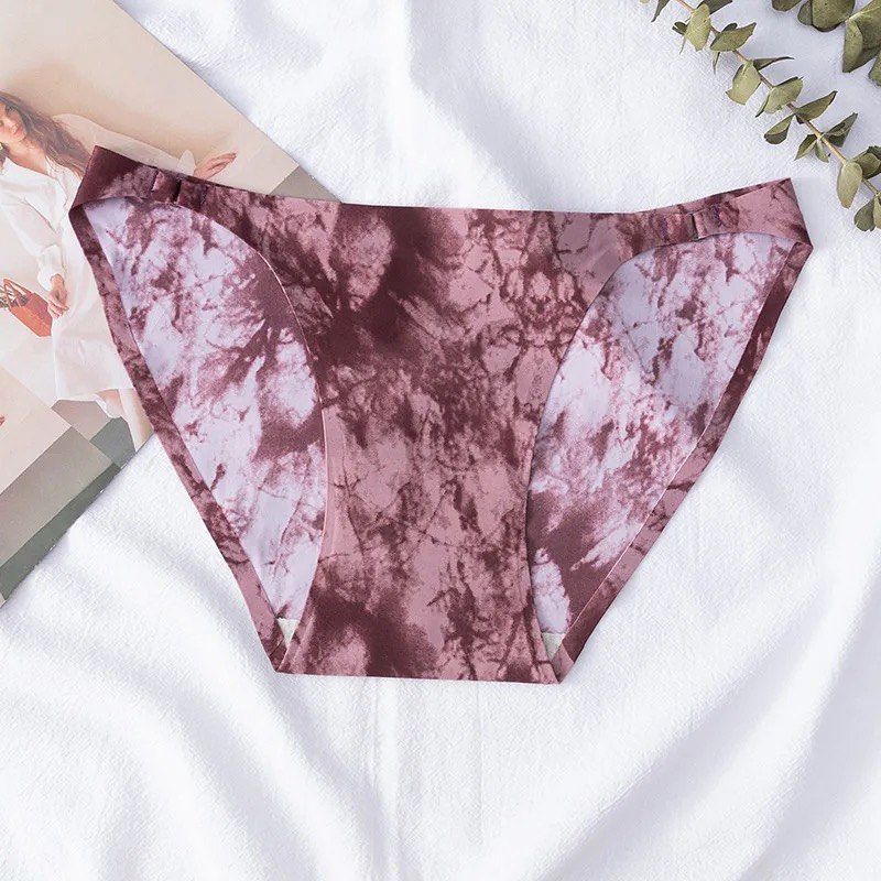 3 pieces sexy panties , tie and dye seamless, sexy panties, seamless panties, cotton crotch panties, cotton crotch underwear, comfortable underwear, fashion underwears, fashion unique panties, women's