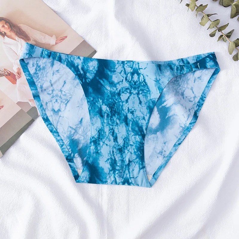 3 pieces sexy panties , tie and dye seamless, sexy panties, seamless panties, cotton crotch panties, cotton crotch underwear, comfortable underwear, fashion underwears, fashion unique panties, women's