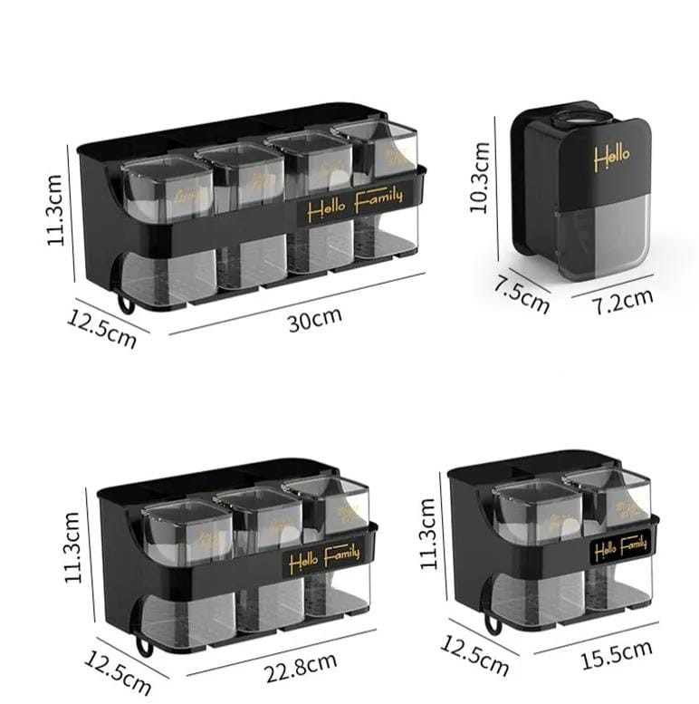Toothbrush holder /Toothpaste dispenser with 3 cups