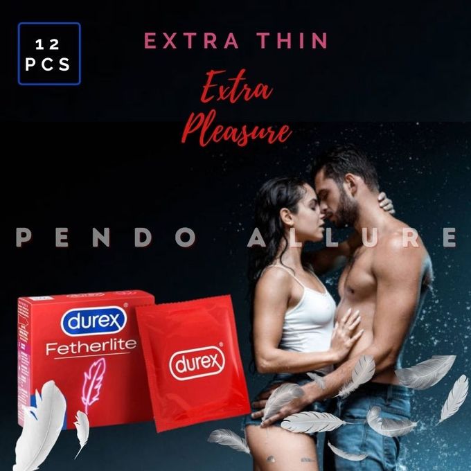Durex Fetherlite Condoms 12pcs- Extra Thin,Xtra Pleasure