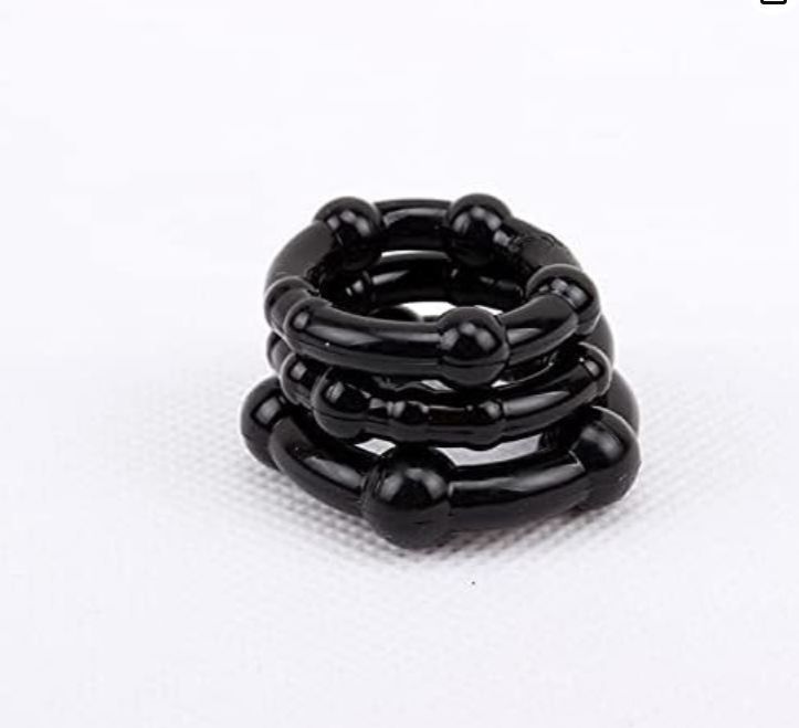 Penis Rings for Male, 3 Sizes Cock Ring Set with Stretchy Increase Stamina Delay Ejaculation Small Cockrings Longer, Harder, Bigger Erections Sexual Pleasure Enhancing Sex Toy for Men