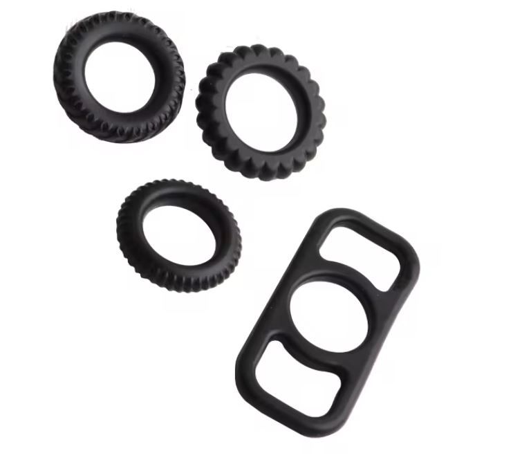 Ejaculation Delay for Men, 4 in 1 Kit Different Size Multiple Play Adult Silicone Sex Toy Delay Ring Penis Cock Lock Ring for Men Ejaculation Delay - image 6