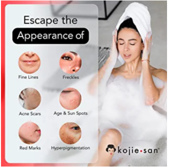OFFER!!! 2 PIECES Kojie San Skin Lightening Soap - Original Classic Kojic Acid Soap for Dark Spots, Hyperpigmentation, Whitening & Scars - Beauty Bar with Coconut & Tea Tree Oil for Fair skin