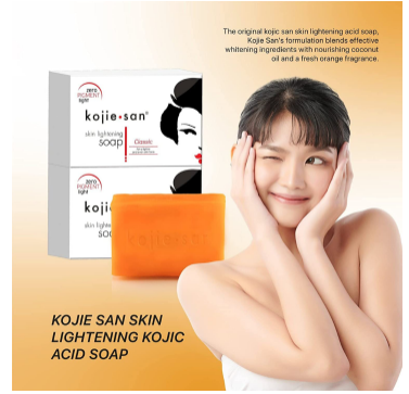 OFFER!!! 2 PIECES Kojie San Skin Lightening Soap - Original Classic Kojic Acid Soap for Dark Spots, Hyperpigmentation, Whitening & Scars - Beauty Bar with Coconut & Tea Tree Oil for Fair skin