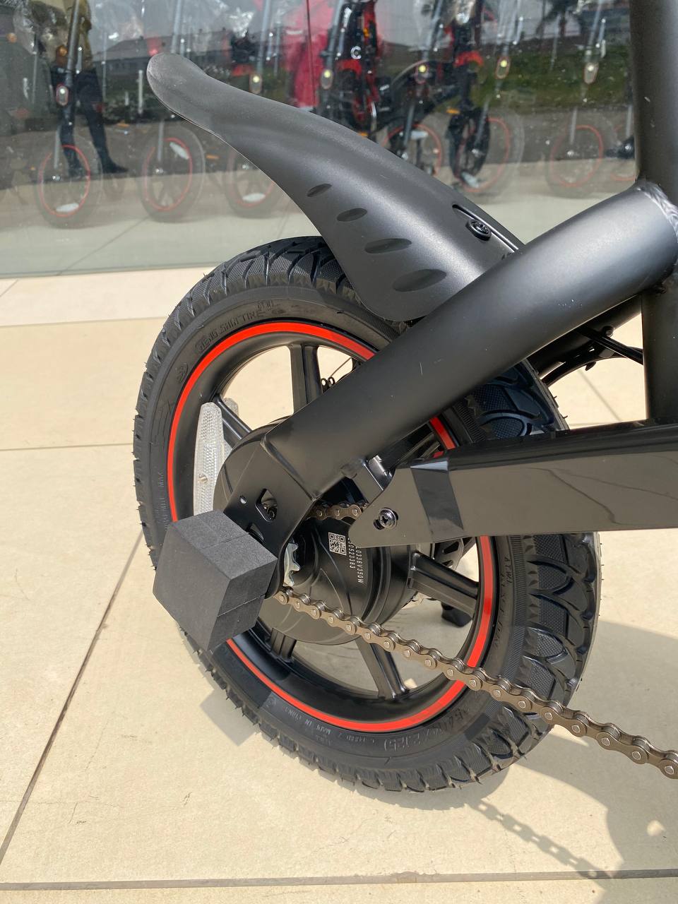 Hanlin - DYU Mini Foldable Electric Bike, Electric bike, Electric Mini Bicycle. E-bike, Max Speed - 30km/h, Range - 40km, Motor - 250W, Battery 36V 10AH, Children E-bikes,  with pedal assist.