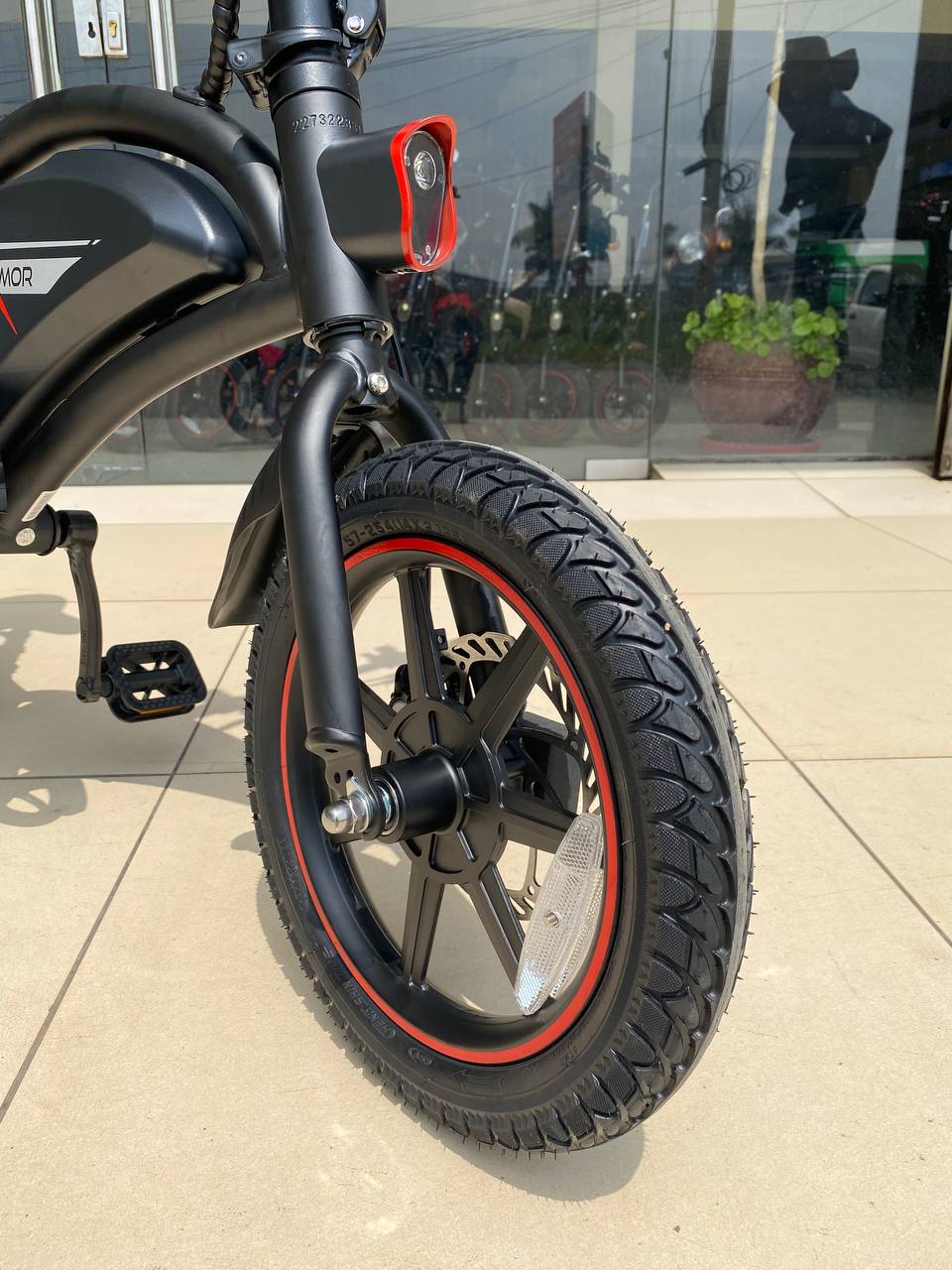 Hanlin - DYU Mini Foldable Electric Bike, Electric bike, Electric Mini Bicycle. E-bike, Max Speed - 30km/h, Range - 40km, Motor - 250W, Battery 36V 10AH, Children E-bikes,  with pedal assist.
