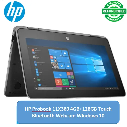 Touchscreen Refurbished Laptop Hp Probook 11 X360 | Intel Core i5 7th gen| 8gb Ram | 256gb SSD | 11.6” T | Windows 10 Notebook