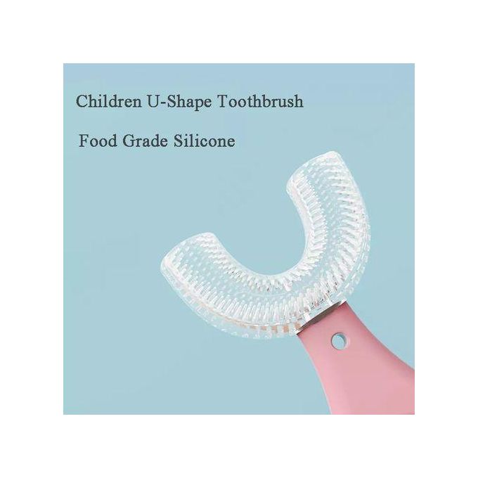 Kids Silicon U Shaped Toothbrush