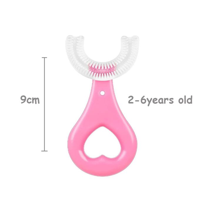 Kids Silicon U Shaped Toothbrush