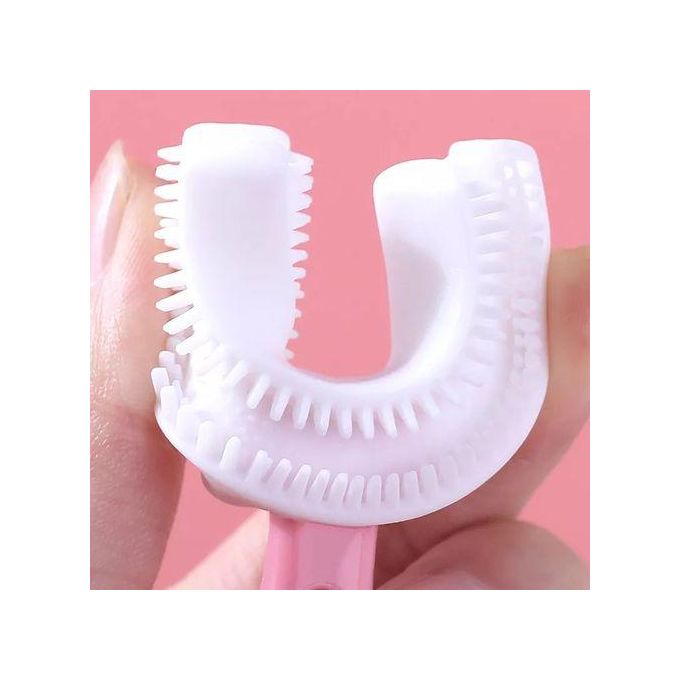Kids Silicon U Shaped Toothbrush