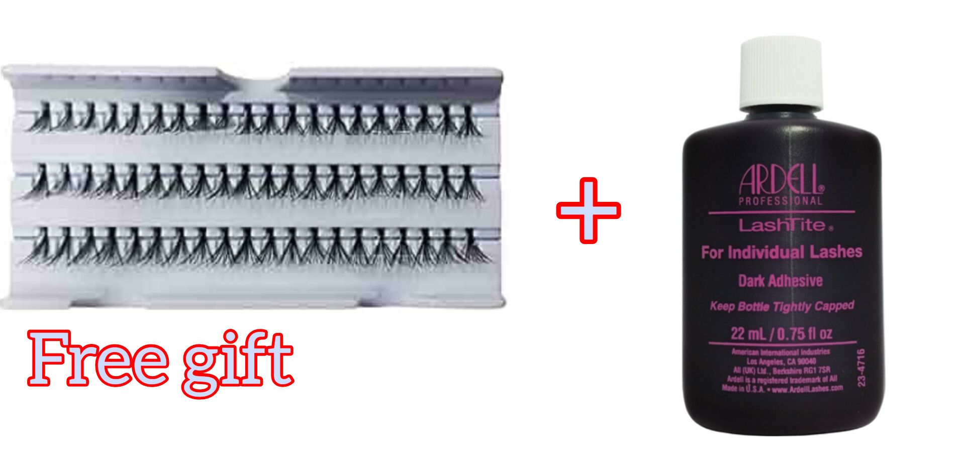 Ardell individual Lashes glue + free Eyelashes