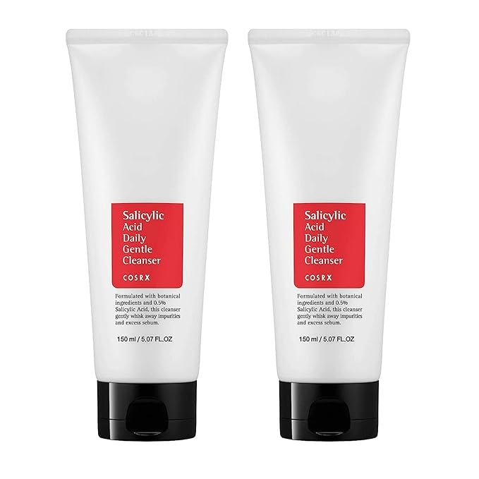 Cosrx Salicylic Acid Daily Gentle Cleanser, Foam Cleanser for Blemish Skin- 150ml