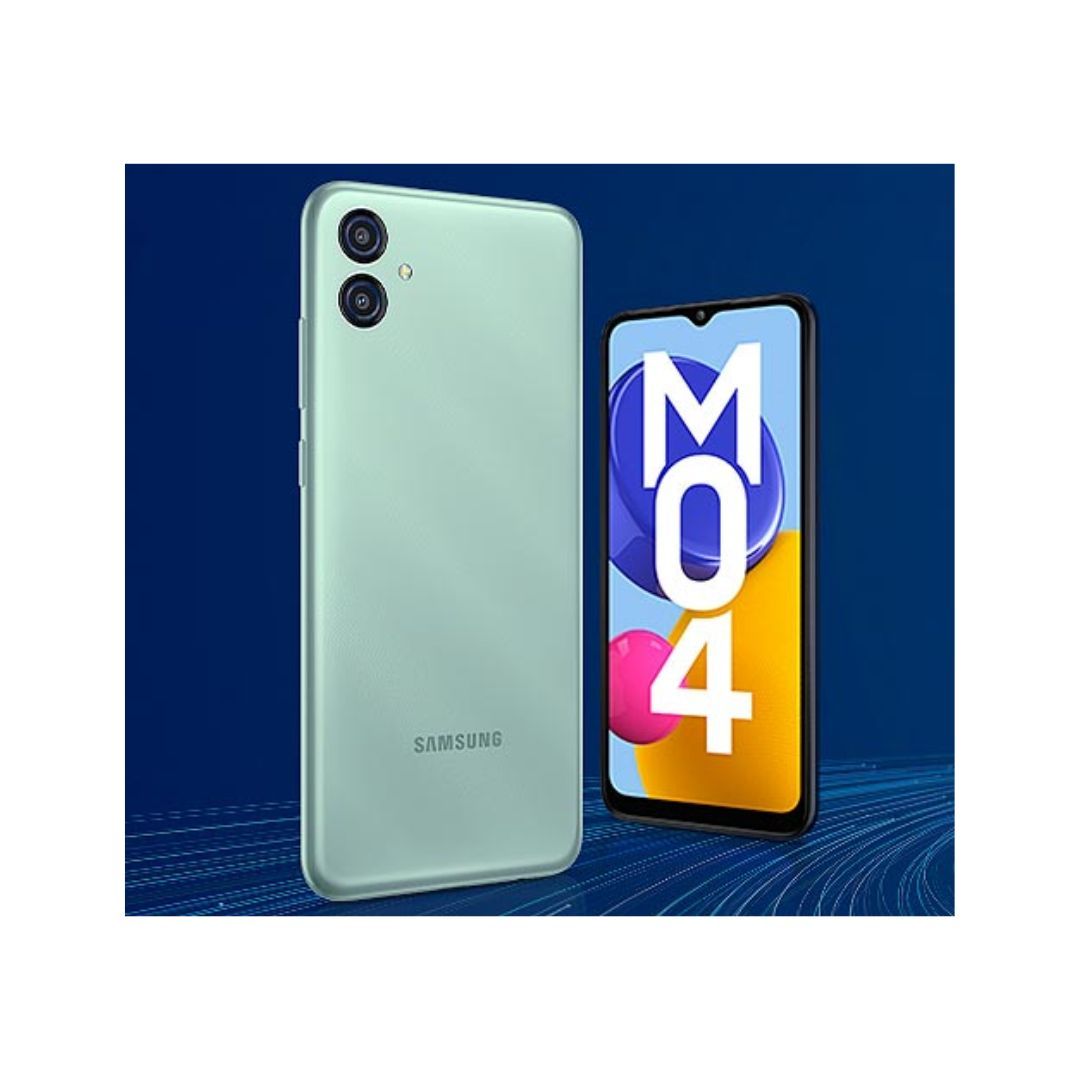 Brand New Samsung M04 RAM: 6GB
Internal Storage:  128GB
Battery: 6,000 mAh
Main camera: 50MP + 2MP + 2MP
Front camera: 13 MP
Display: 6.6 inch
Android 13