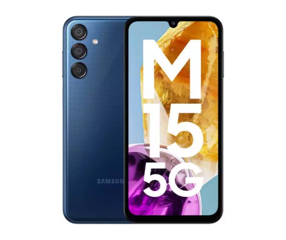 (ANNIVESARY OFFER) SAMSUNG M15 5G RAM: 6GB
Internal Memory: 128GB
Display: 6.5-inch Super AMOLED
Connectivity: 5G
Battery: 6,000mAh, 25W