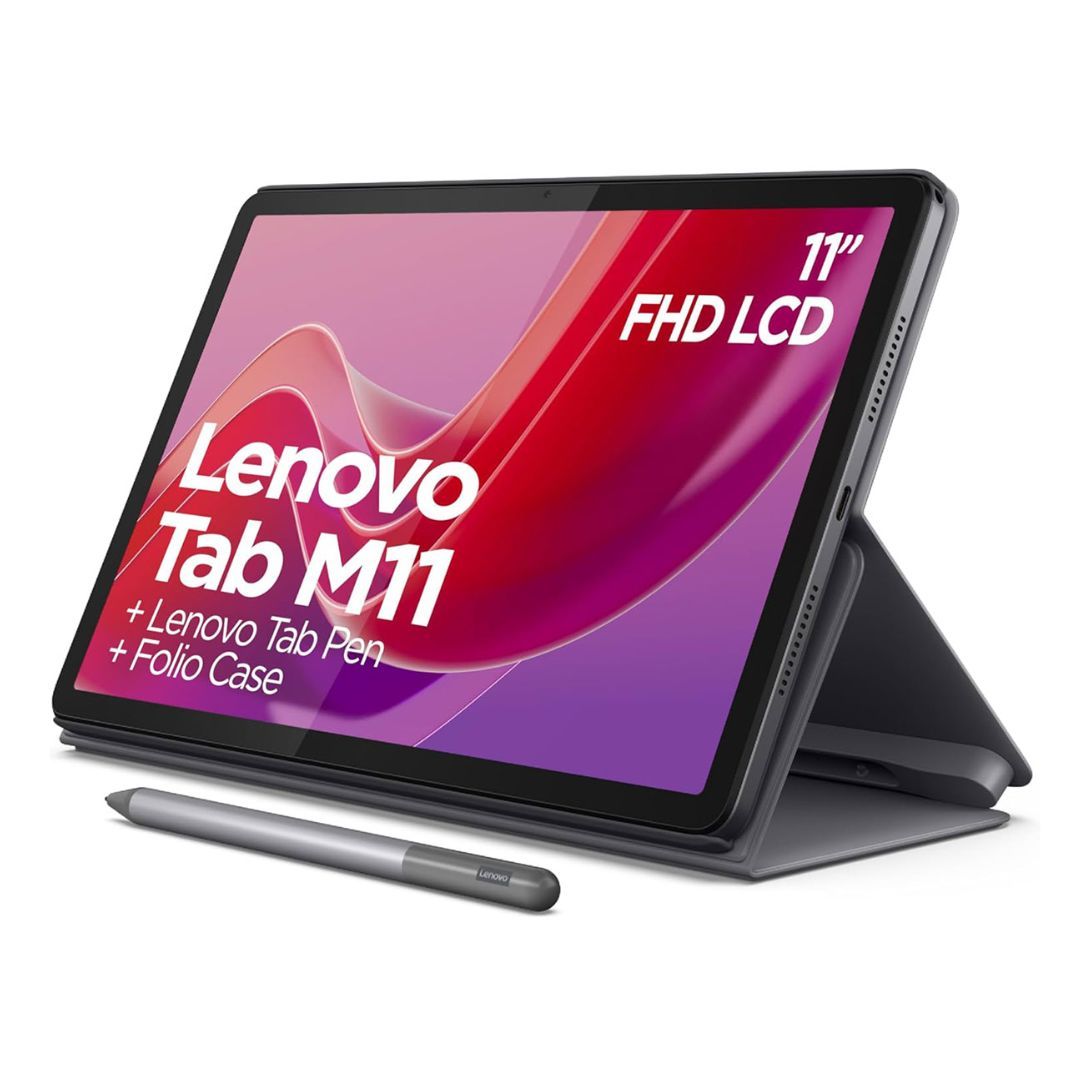 (ANNIVESARY OFFER)Lenovo Tab M11(WITH S PEN & FOLIO CASE)Android Tablet 4GB Memory – 128GB Storage Front 8MP & Rear 13MP Camera 11.0″ Multitouch Display