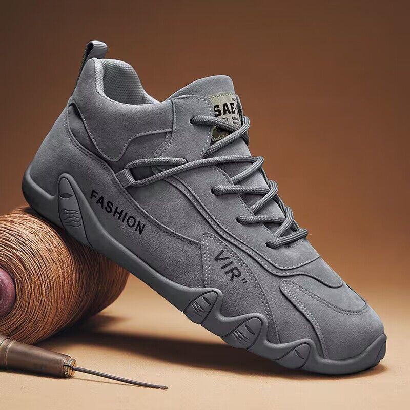 VIR sneakers Shoes for Men Daily Men's Sneakers Mens Sneaker Sports Shoes for Men Popular Labor Work Shoes Wear High Top Board Shoes Casual Leisure Shoes Size 39-44