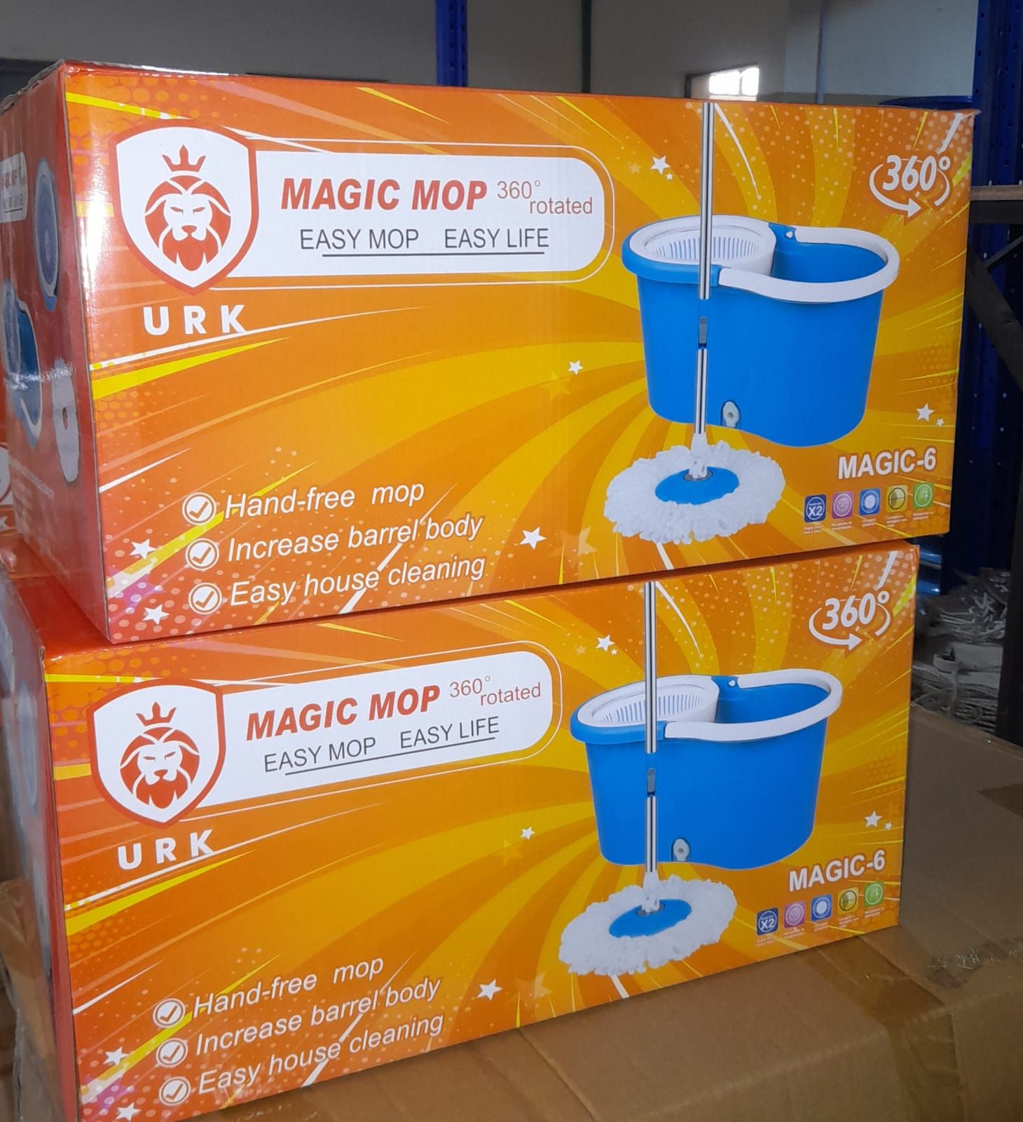 MAGIC SPIN MOP AND BUCKET 360° WITH MOP HEAD FOR HOME AND OFFICE
