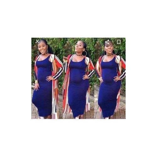 Ladies Maxi Bodycone Dresses Free Size