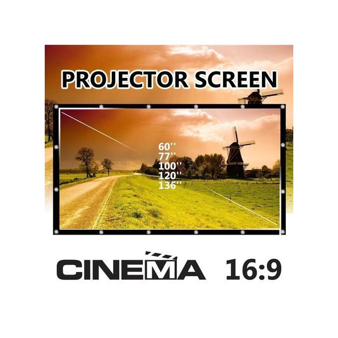 100" Inch Projector Screen - Projection Screen